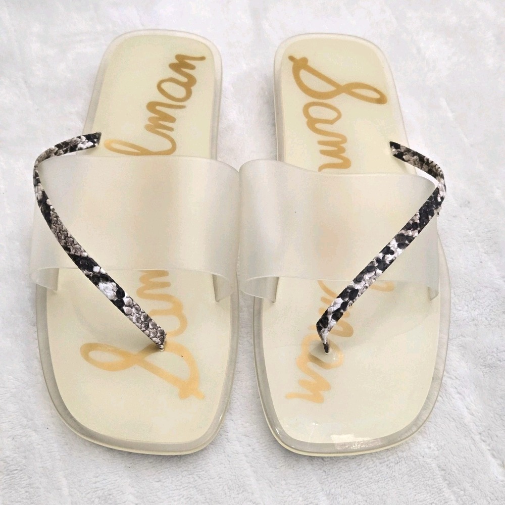 Sam Edelman Thong Slide Sandals Women's Sz 10M Strappy Beach Summer‎ Vacation